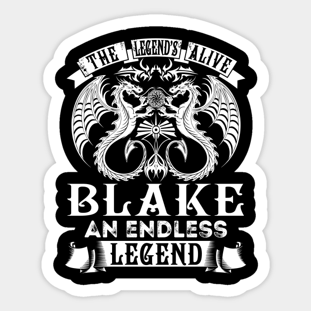 BLAKE Sticker by Carmelia